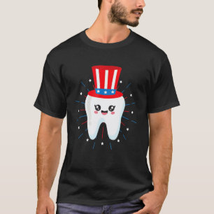 Camiseta 0 Amor Assistente Odontológico Dentista Feliz 4 de