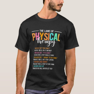 Camiseta 0 As Leis Da Fisioterapia Fisioterapeuta 