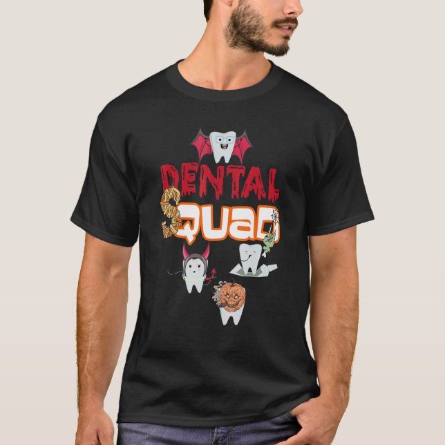 Camiseta 0 Assistente Dental Equipe de Dentista Dentes Dent (Frente)