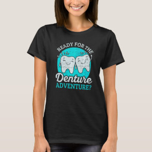 Camiseta 0 Aventura de Prótese Auxiliar de Dentista e Técn