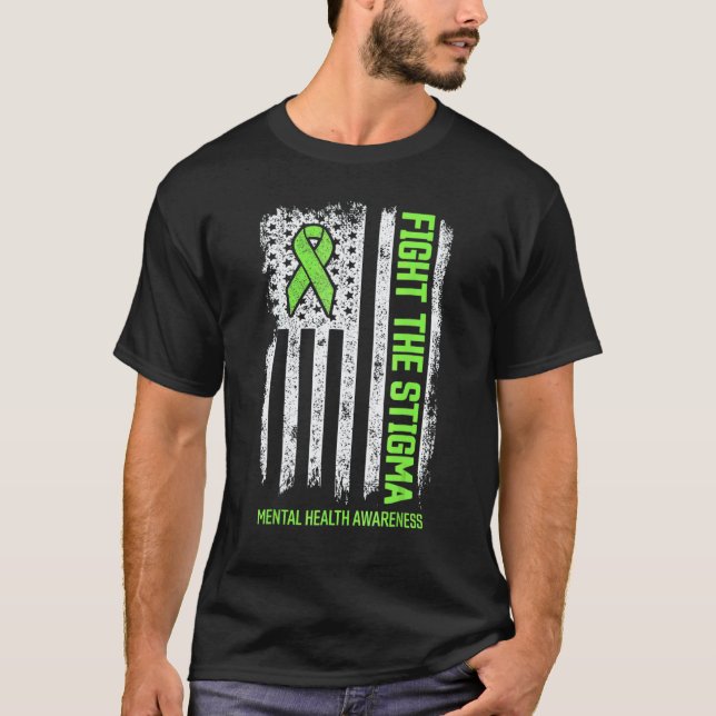 Camiseta 0 Combater Estigma Saúde Mental Importa Saúde Ment (Frente)
