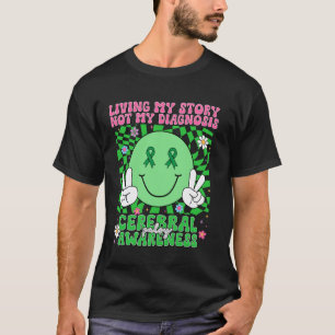 Camiseta 0 Conscientização da Paralisia Cerebral Atitude Po