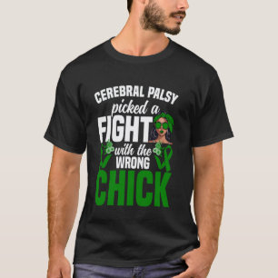Camiseta 0 Conscientização da Paralisia Cerebral Mulheres M