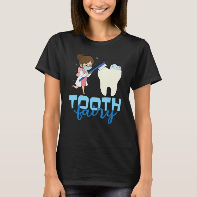 Camiseta 0 Dentista Fada dos Dentes (Frente)