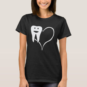 Camiseta 0 dentista odontólogo para mulheres assistente den