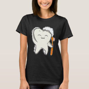 Camiseta 0 É Um Dia Bom Para Salvar Dentes Escove Os Dentes