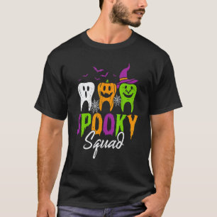 Camiseta 0 Equipe Assustadora Dentes Dentário Dentista Brux