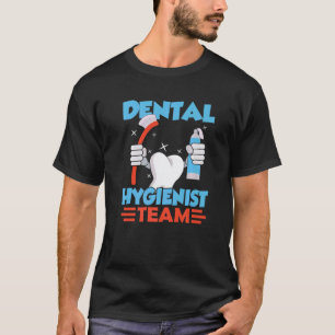 Camiseta 0 Equipe de Higienista Dentário Clínica Odontológi