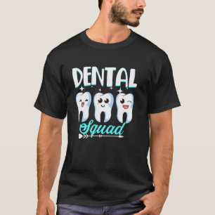 Camiseta 0 Equipe Odontológica Divertida Dentista Higienist