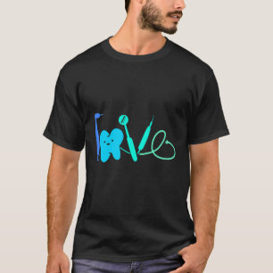 Camiseta 0 Eu Amo Meu Dentista