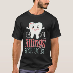 Camiseta 0 Eu Tenho Obturações Para Você Dia dos Namorados
