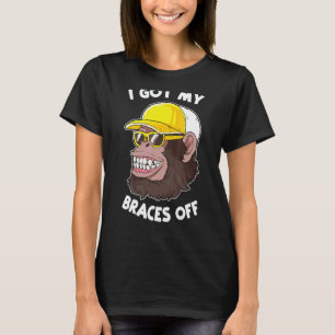 Camiseta 0 Eu Tirei Meu Aparelho Ortodôntico - Dentes Denti