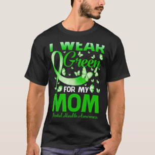 Camiseta 0 Eu Uso Verde Para a Conscientização da Saúde Men