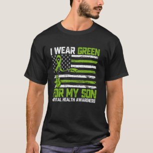Camiseta 0 Eu Uso Verde Pelo Meu Filho Conscientização sobr