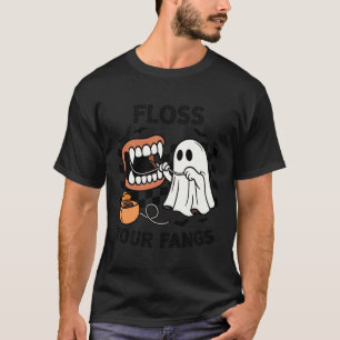 Camiseta 0 Fio Dental Dentista Higienista Oral Fantasma