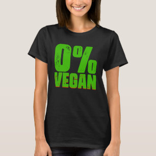 Camiseta 0 Frase de Churrasco Vegano Carne Pitmaster