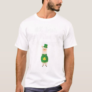 Camiseta 0% Irlandês Mas Beije-Me Enfim Engraçado Rua Lla