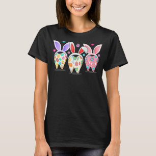 Camiseta 0 Lindos Três Dentes de Coelho Equipe Odontológica