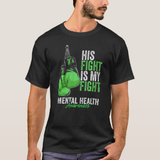 Camiseta 0 Luvas de Boxe do Mês de Conscientização sobre Sa