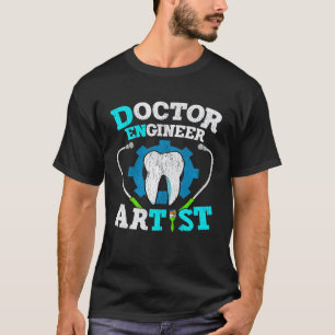 Camiseta 0 Médico Engenheiro Artista Dentista