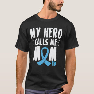 Camiseta 0 Meu Herói Me Chama de Mãe Diabetes Diabético