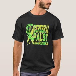 Camiseta 0 Nós Usamos Verde Paralisia Cerebral Laço Conscie