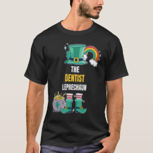 Camiseta 0 O Dentista Lebrechaun Dia de São Patrício Corres