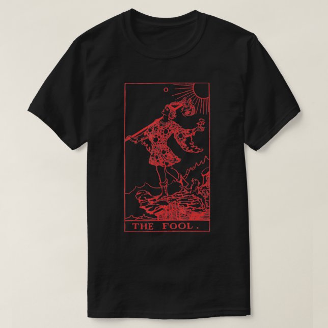 Camiseta 0 O Tolo Tarot oculta Lucifer 666 Gótico Blackcraf (Frente do Design)