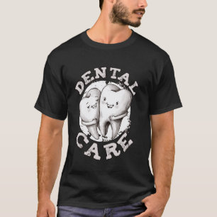 Camiseta 0 Odontologia de Abraço de Dente Vintage Dentista