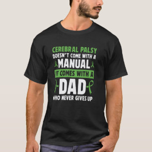 Camiseta 0 Orgulhoso Pai de Paralisia Cerebral Conscientiza