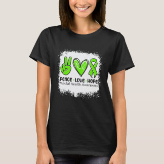 Camiseta 0 Paz Amor Esperança Mês de Conscientização da Saú