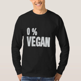 Camiseta 0 Percent Vegan Smoker Grill Barbecue Meat Grillin
