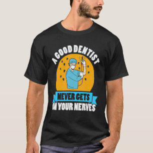 Camiseta 0 Piadas de humor de dentista clínica de dentadura