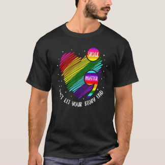 Camiseta 0 Ponto e Vírgula Conscientização sobre Saúde Ment