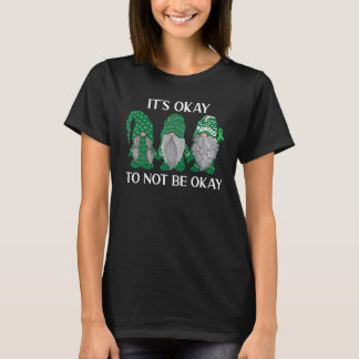 Camiseta 0 Trio Gnome Tudo Bem Não Estar Bem Saúde Mental
