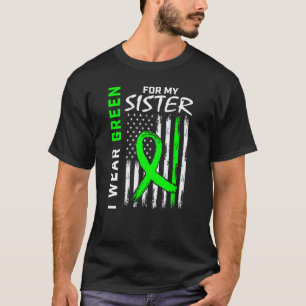 Camiseta 0 Verde Irmã Doença Renal Paralisia Cerebral Consc