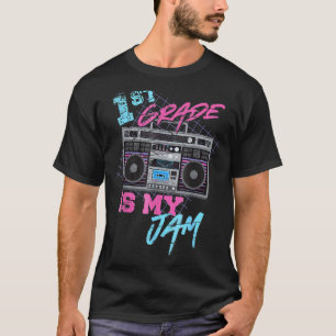 Camiseta 1ª Série É Minha Onda Vintage Anos 80 Boombox Prof
