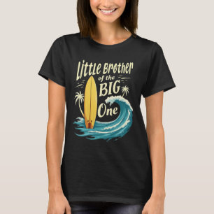 Camiseta 1º Aniversário Surfista Irmão Mais Novo do Grande
