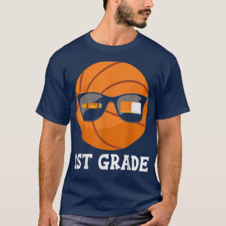 Camiseta 1º Ano De Basquete No 1º Dia Da Escola 1 Gra rua