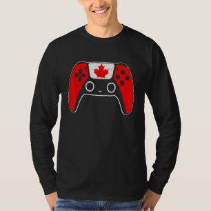 Camiseta 1º De Julho Dia Do Canadá Jogo De Vídeo Gamer Cri