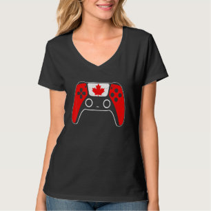 Camiseta 1º De Julho Dia Do Canadá Jogo De Vídeo Gamer Cri