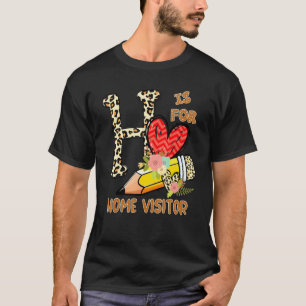 Camiseta 1º Dia De Escola Visitante Domiciliar Leopardo Flo