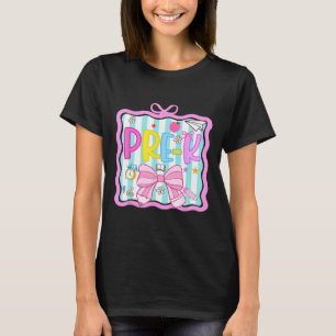 Camiseta 1º Dia Do Pré-jardim De Infância Pré-escolar Co