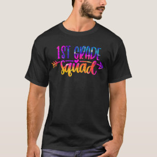 Camiseta 1º Primeiro Ano Tie Dye Volta às Aulas Engraçado E
