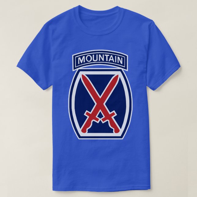 Camiseta 10ª Divisão de Montanha (Frente do Design)