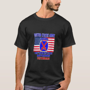 Camiseta 10ª Divisão de Montanha Frente Veterana Design T S