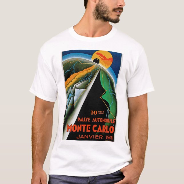 Camiseta 10ª Rallye Automobile de Monte Carlo (Frente)