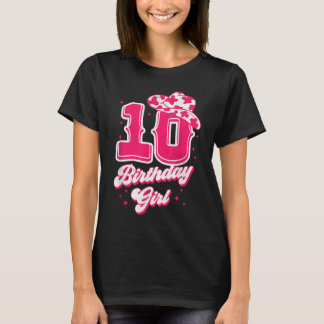 Camiseta 10ª Rapariga de Aniversário de 10 Anos Semestre de