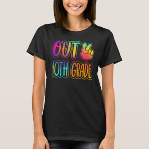 Camiseta 10ª Série Graduada Paz 10ª Série Último Dia