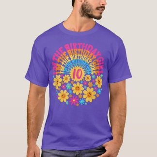 Camiseta 10º Aniversário 10 Eu sou a Design de Aniversário
